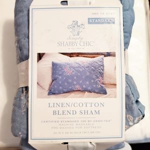 Simply Shabby Chic Pillow Sham Blue LillyRose NEW